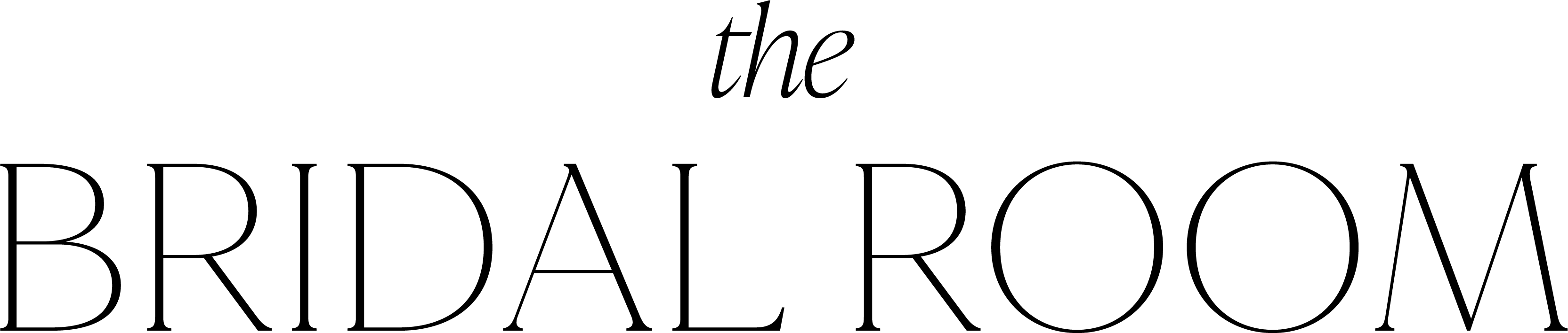 The Bridal Room Footer Logo