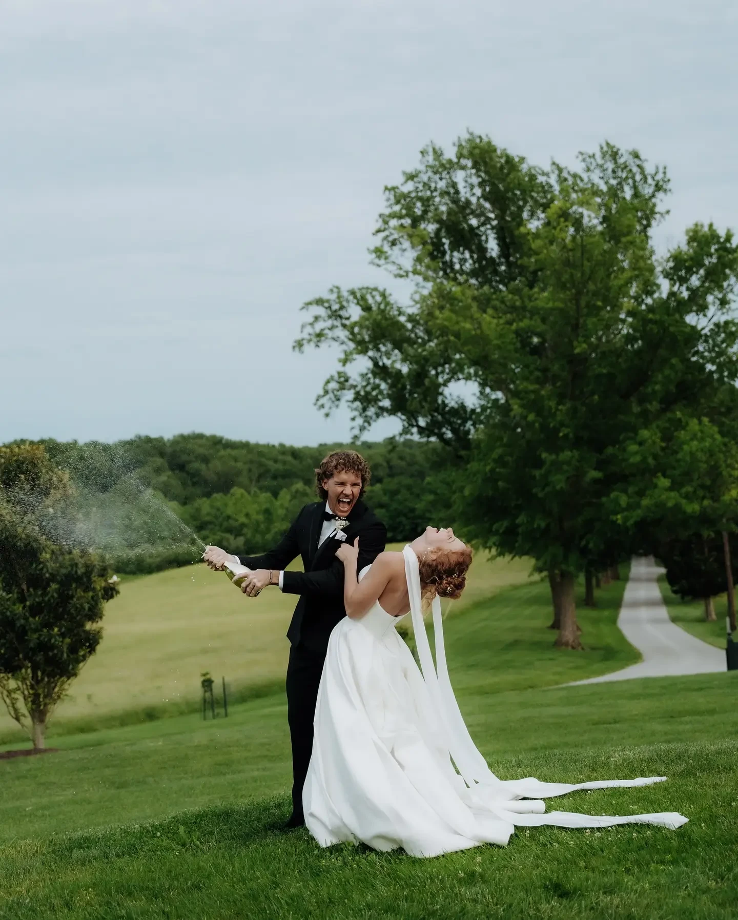 image shows a real couple in british vogue magazine