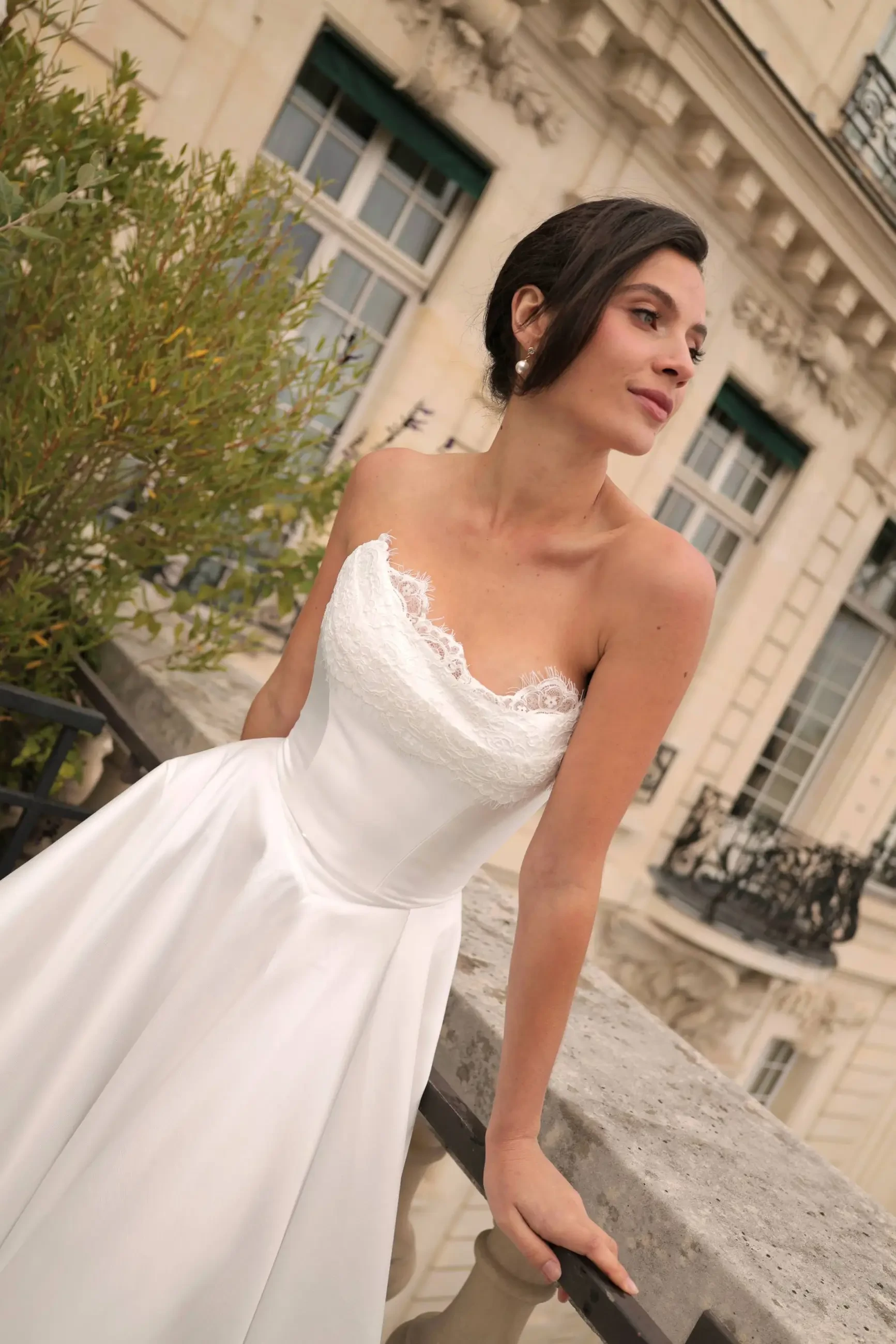 A-Line Mikado Gown