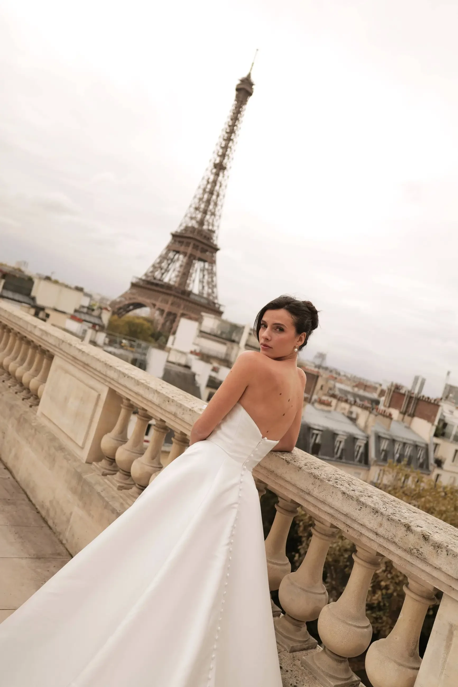 Strapless A-Line Wedding Gown
