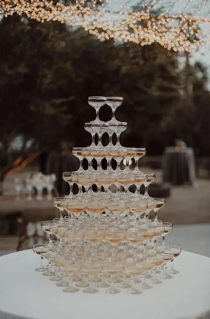 champagne towers