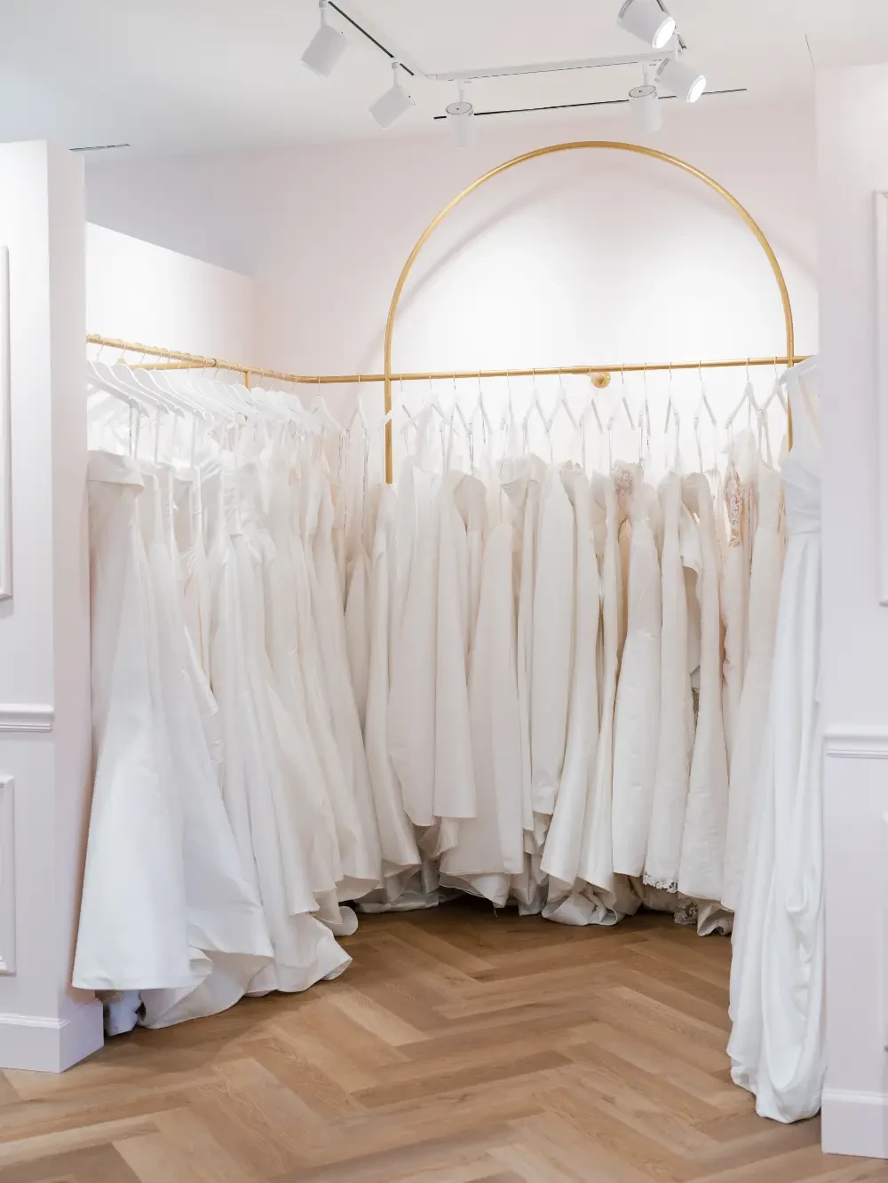 Photo of the bridal gowns