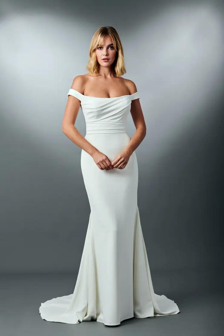 Photo of a Model wearing a Kelly Faetanini Gown