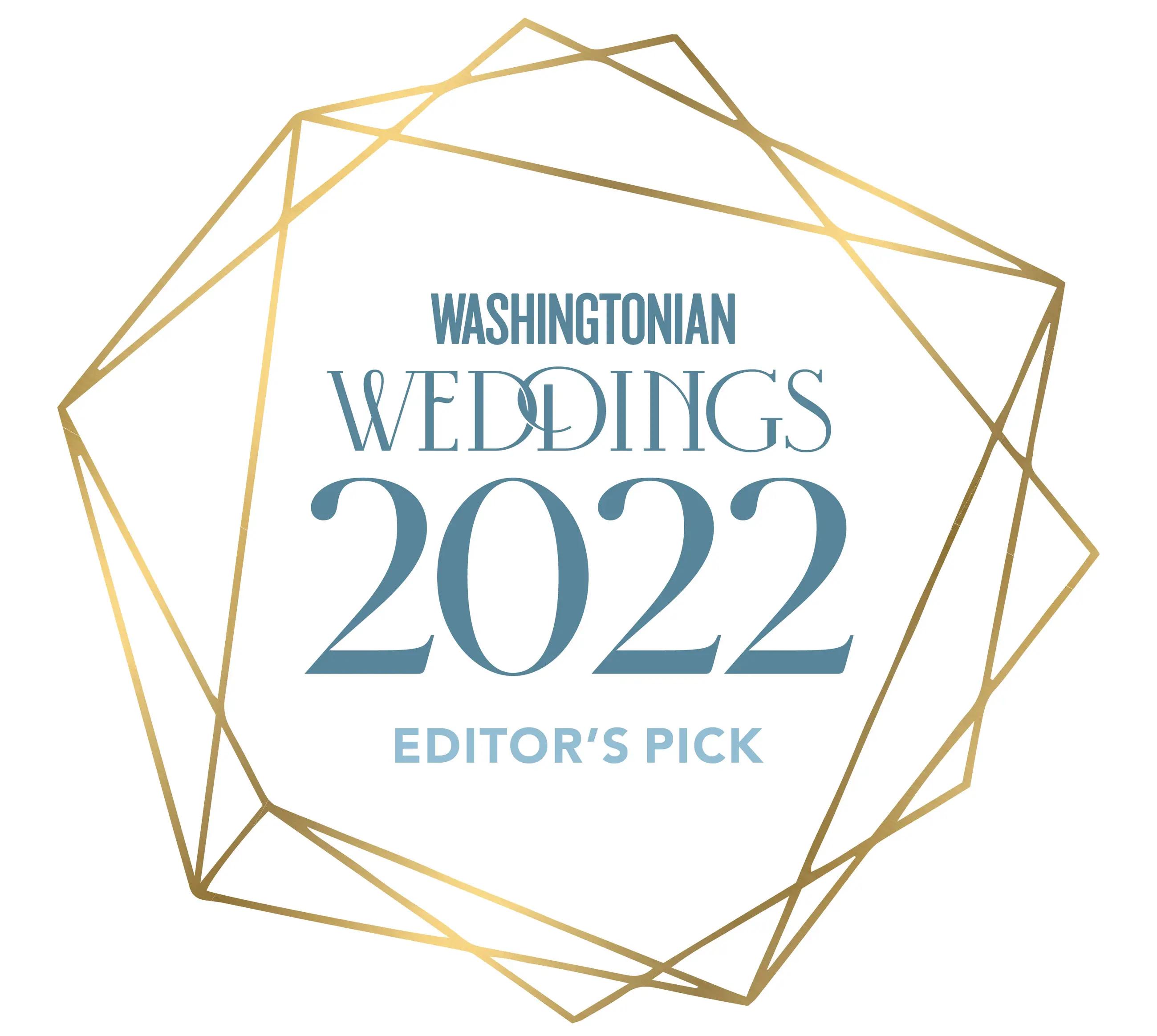 Washingtonian Weddings 2020 Best Wedding Vendor