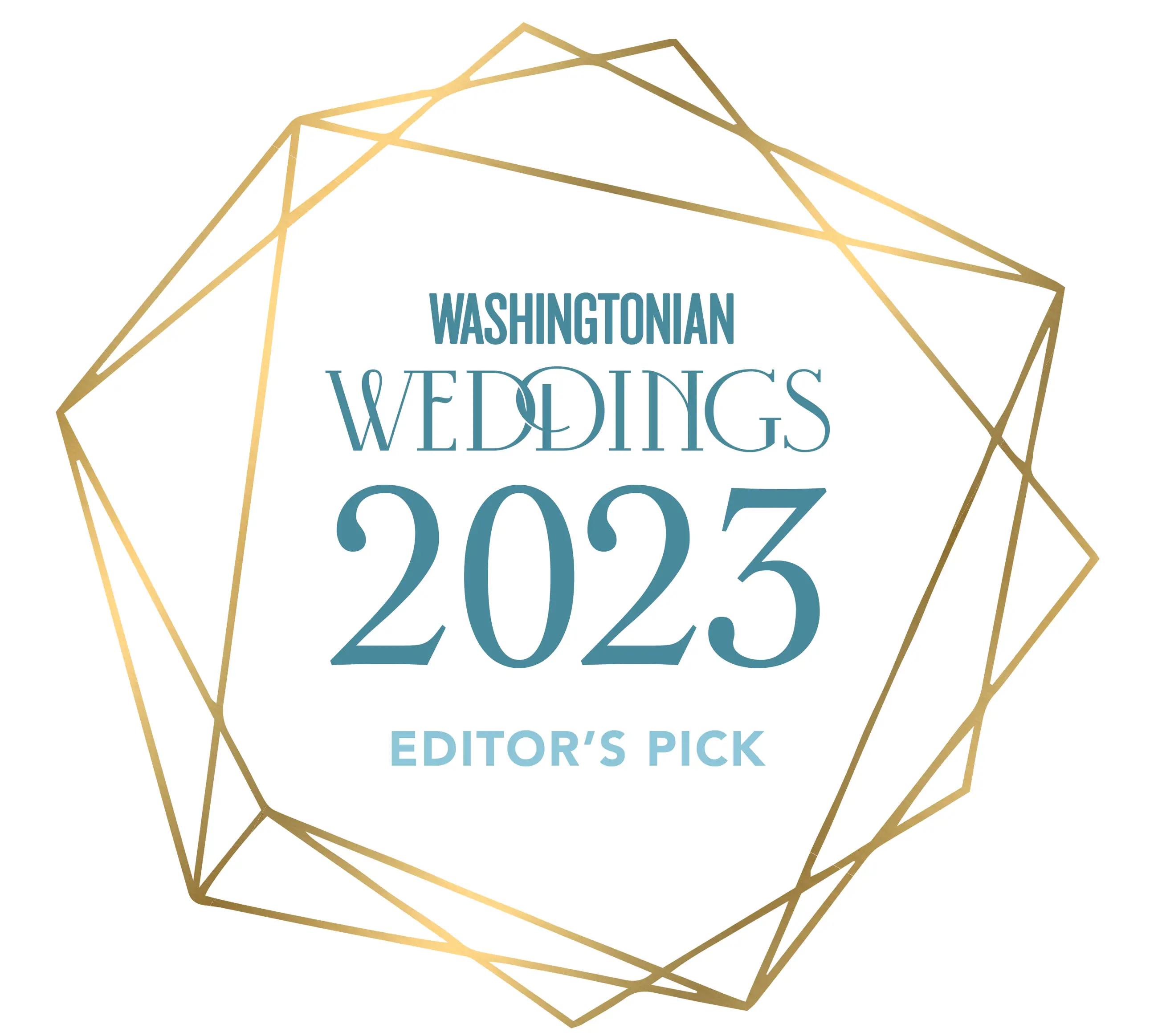 Washingtonian Weddings 2023 Best Wedding Vendor