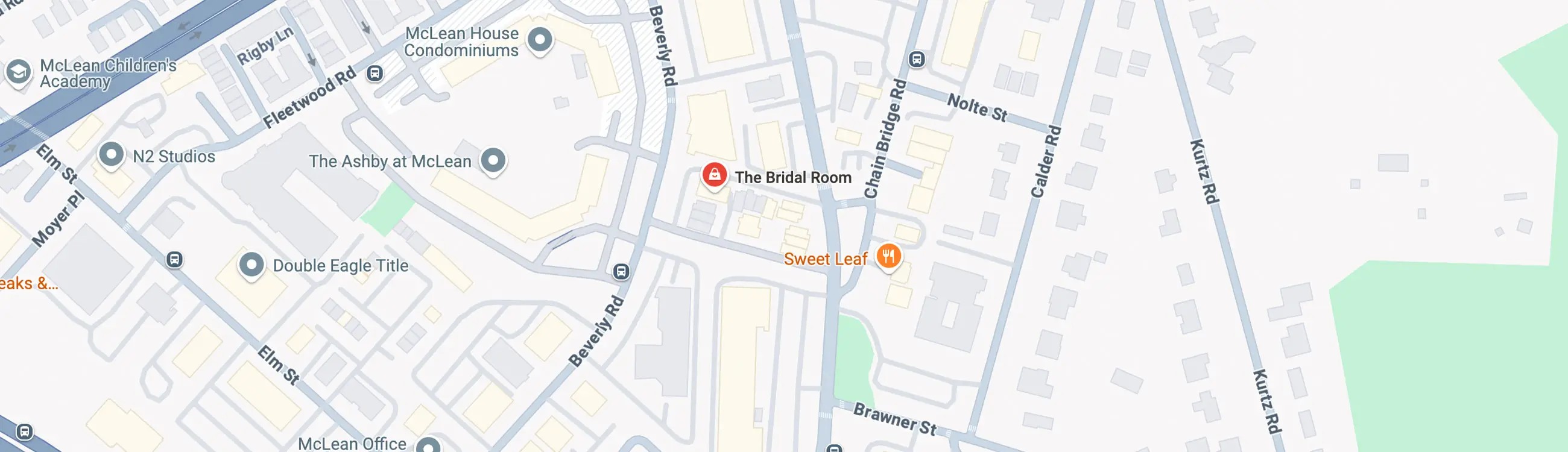 The Bridal Room location
