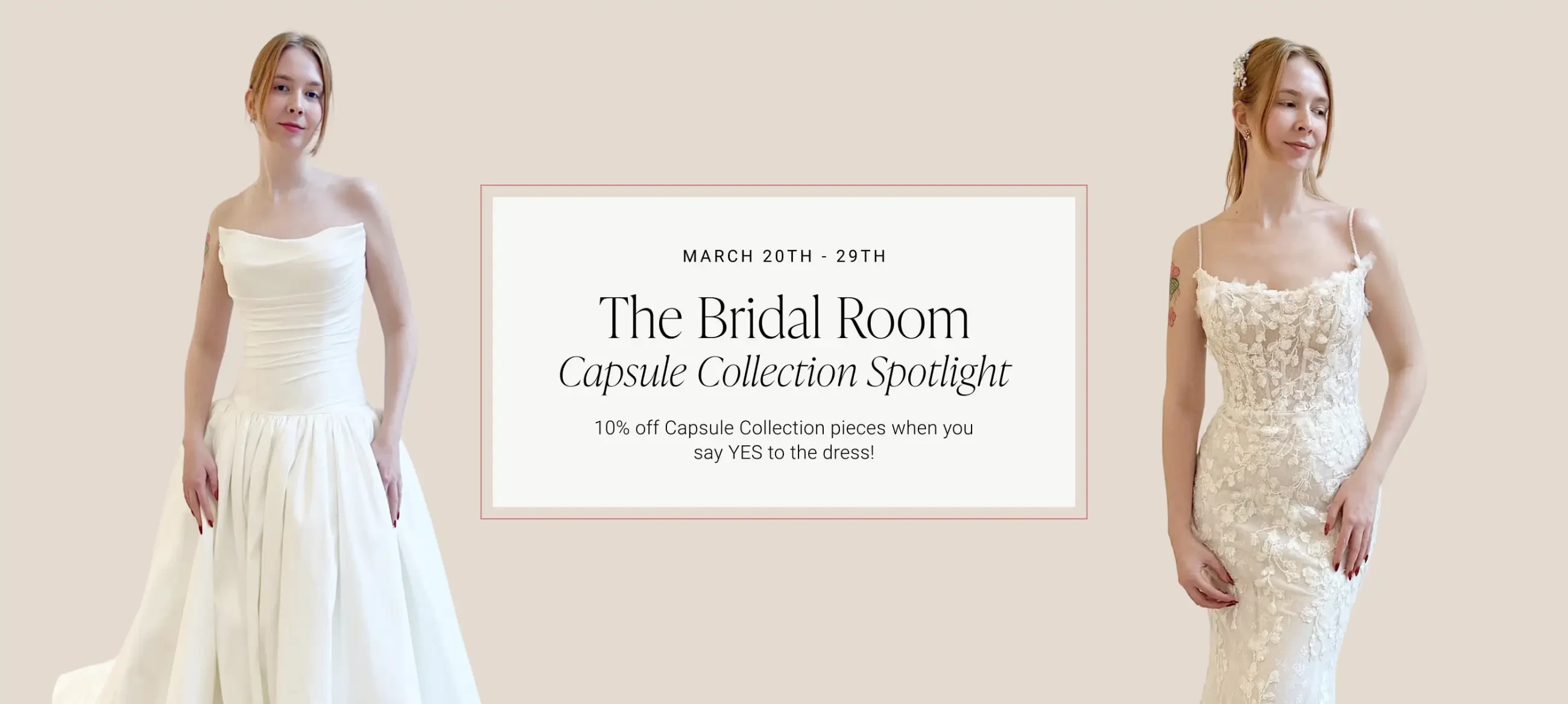 Capsule Collection Trunk Show Desktop banner