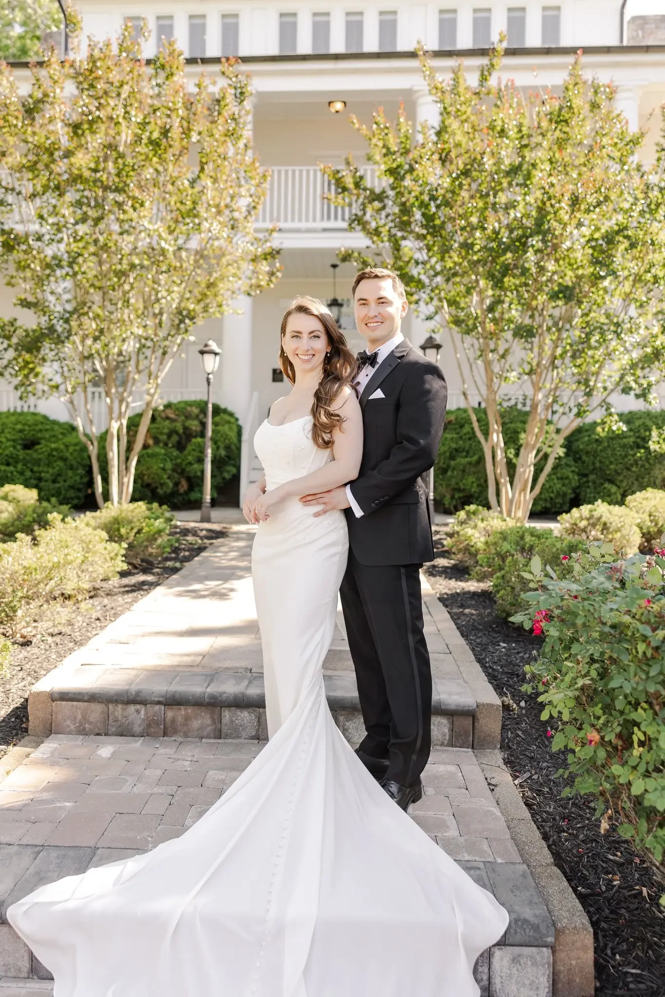 Strapless Pearl Wedding Dress