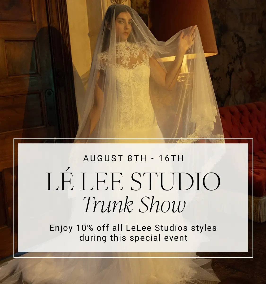 Le Lee Studio Trunk Show banner