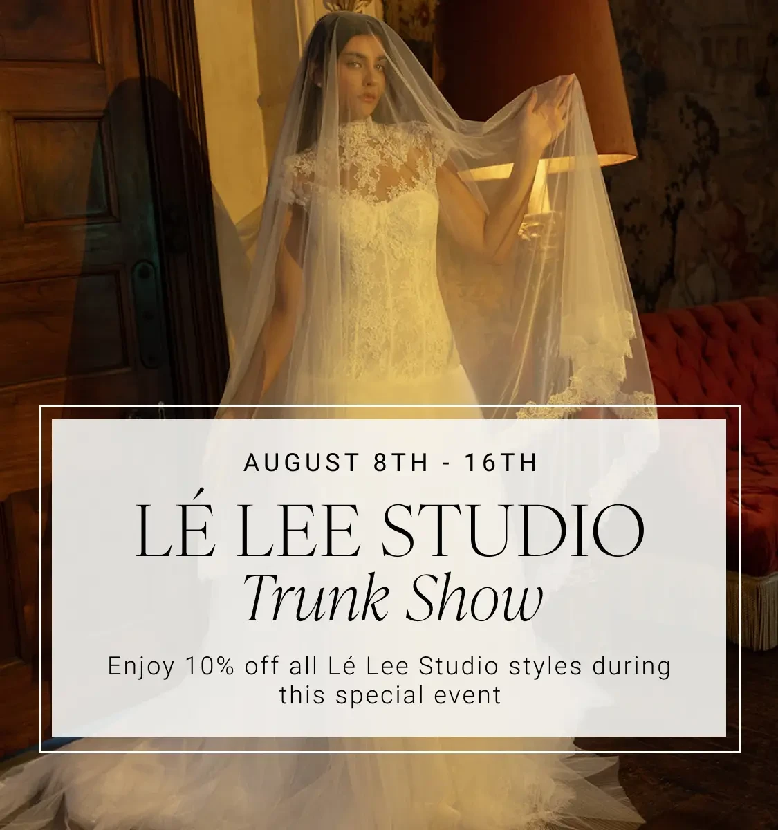Le Lee Studio Trunk Show banner